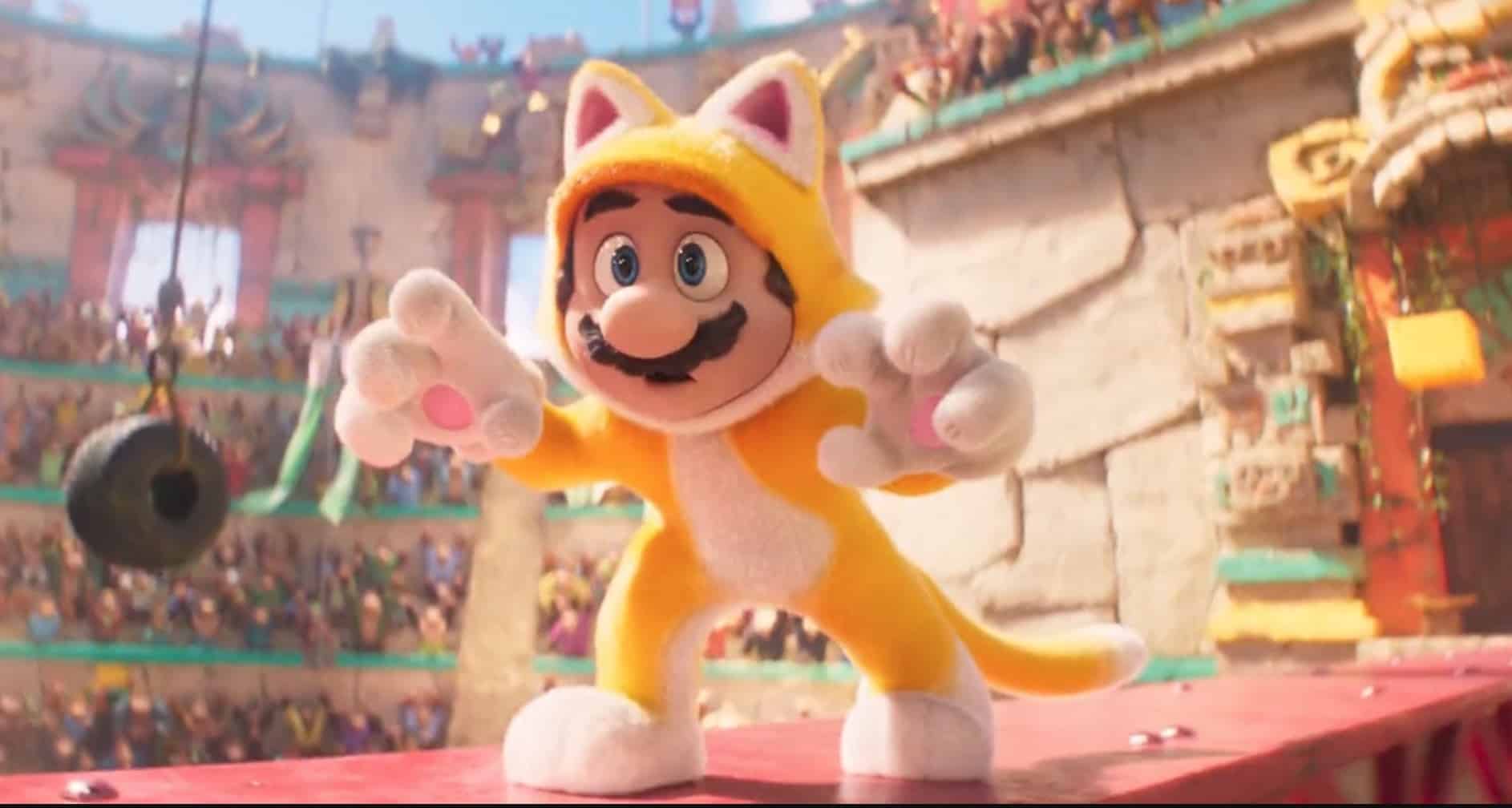 Nintendo The Super Mario Bros. Movie Cat Mario Action Figure