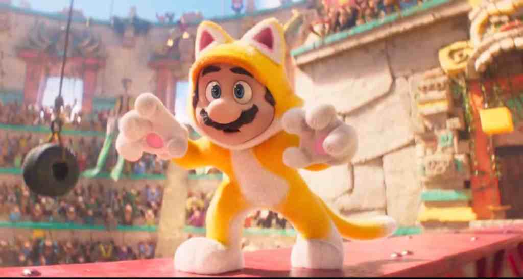 The Super Mario Bros. Movie - Cat Mario Reveal (2023) 