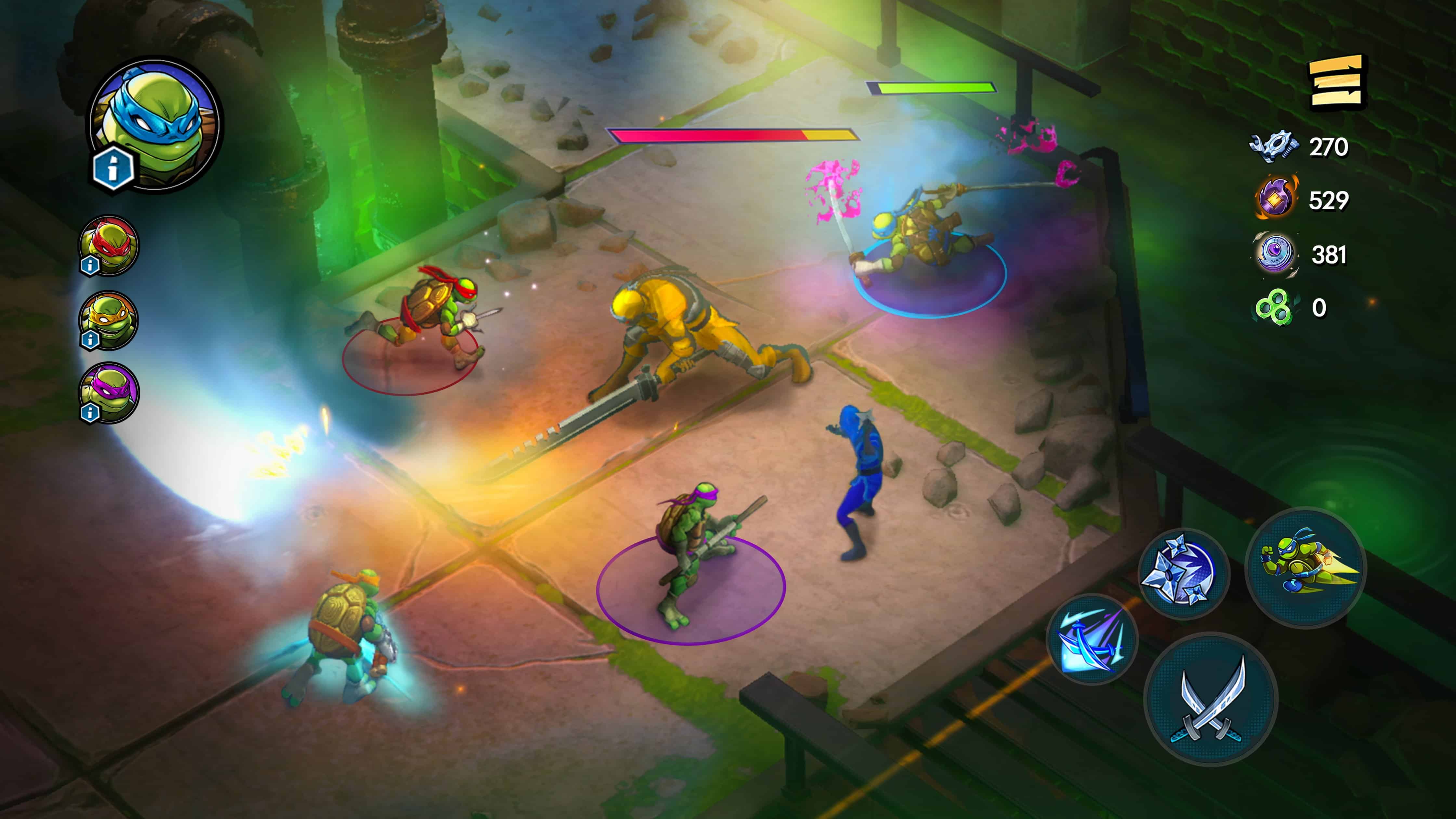 TMNT Splintered Fate, a Hades-inspired Ninja Turtles roguelike, is out now