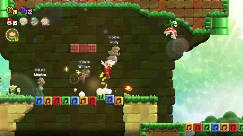 Super Mario Bros. Wonder Nintendo Direct details Dark Souls-esque online  multiplayer
