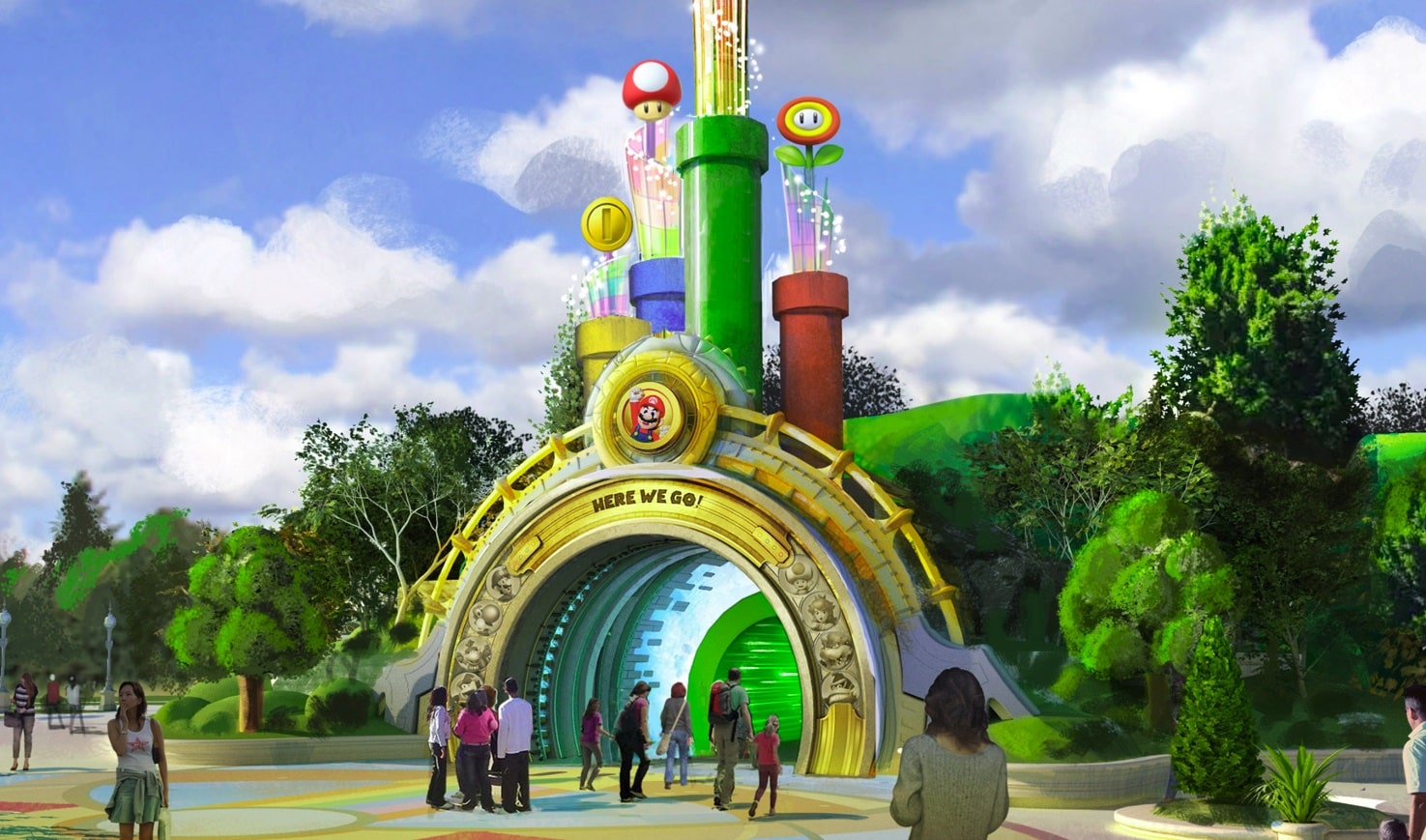 Universal's new Florida theme park includes a Super Nintendo World