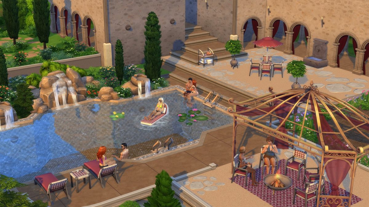 Sims 4 Riviera Retreat Kit