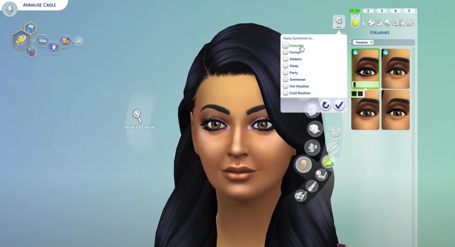 В The Sims 4 наконец-то можно будет наносить макияж ко всем нарядам