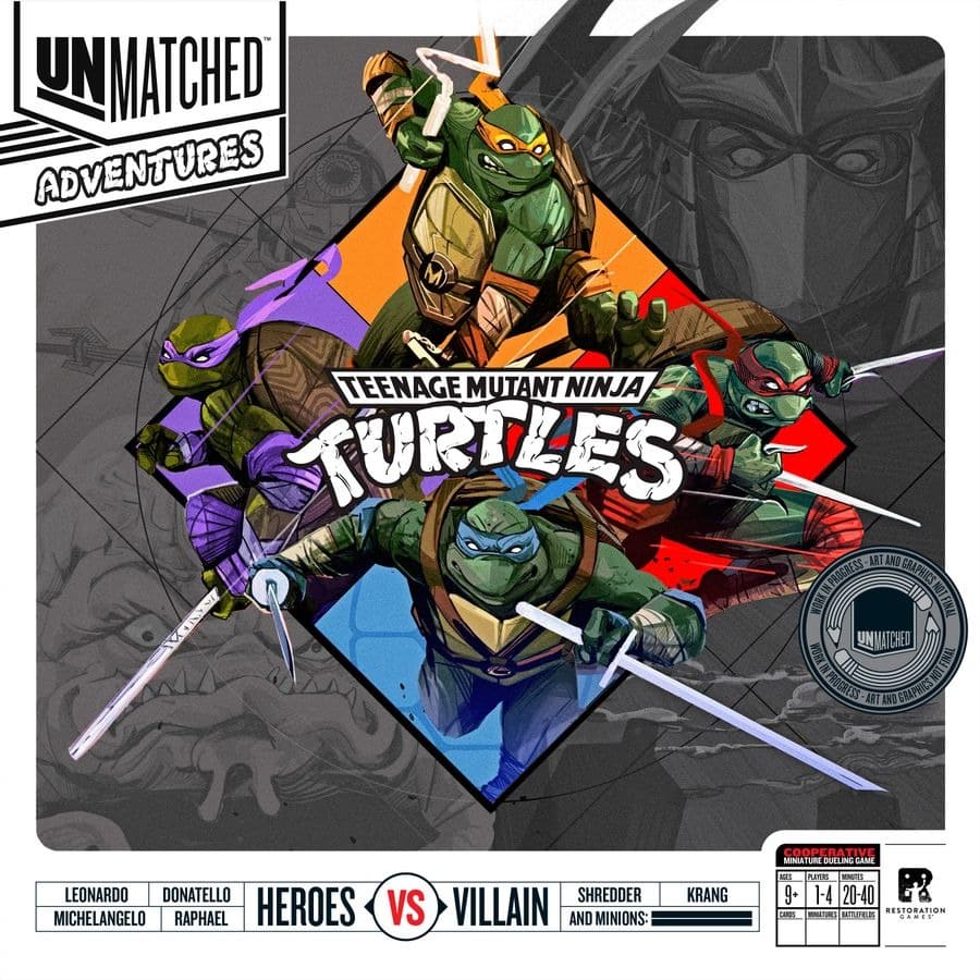 Unmatched Adventures: Teenage Mutant Ninja Turtles announced