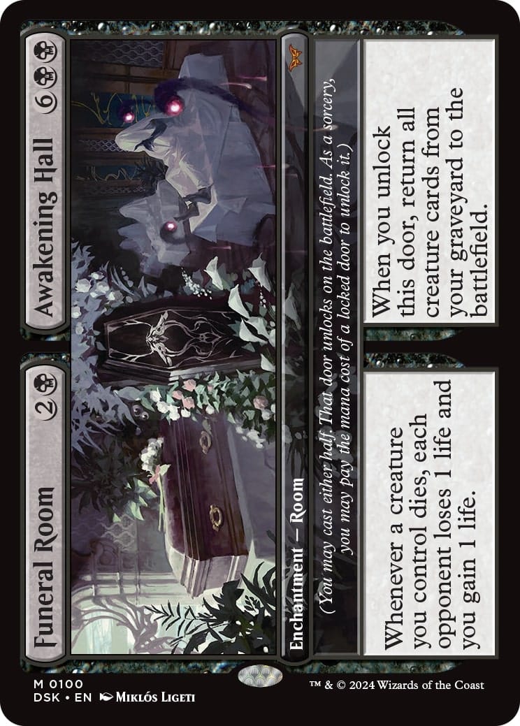 MTG: Duskmourn – Funeral Room / Awakening Hall Exclusive Card Preview