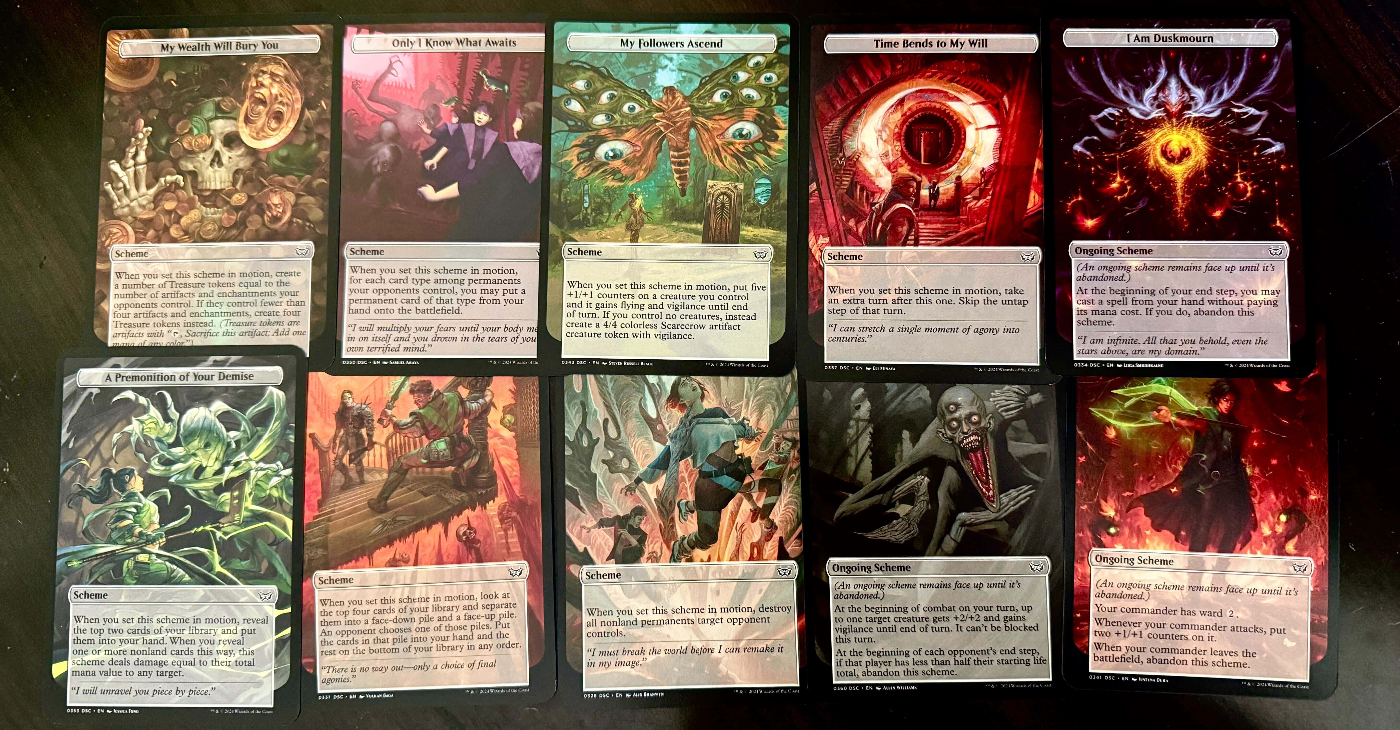 mtg duskmourn cards