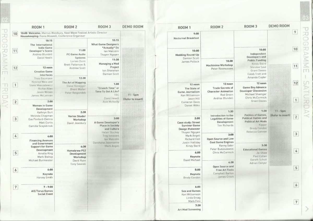 Freeplay programme, 2004