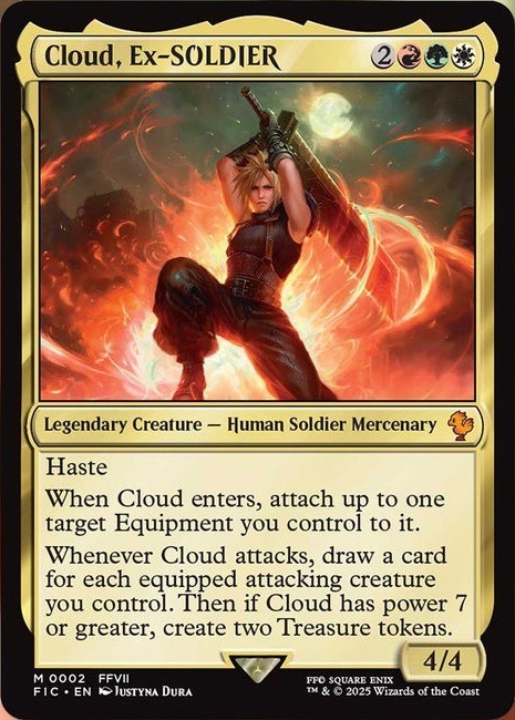 cloud mtg final fantasy commander deck