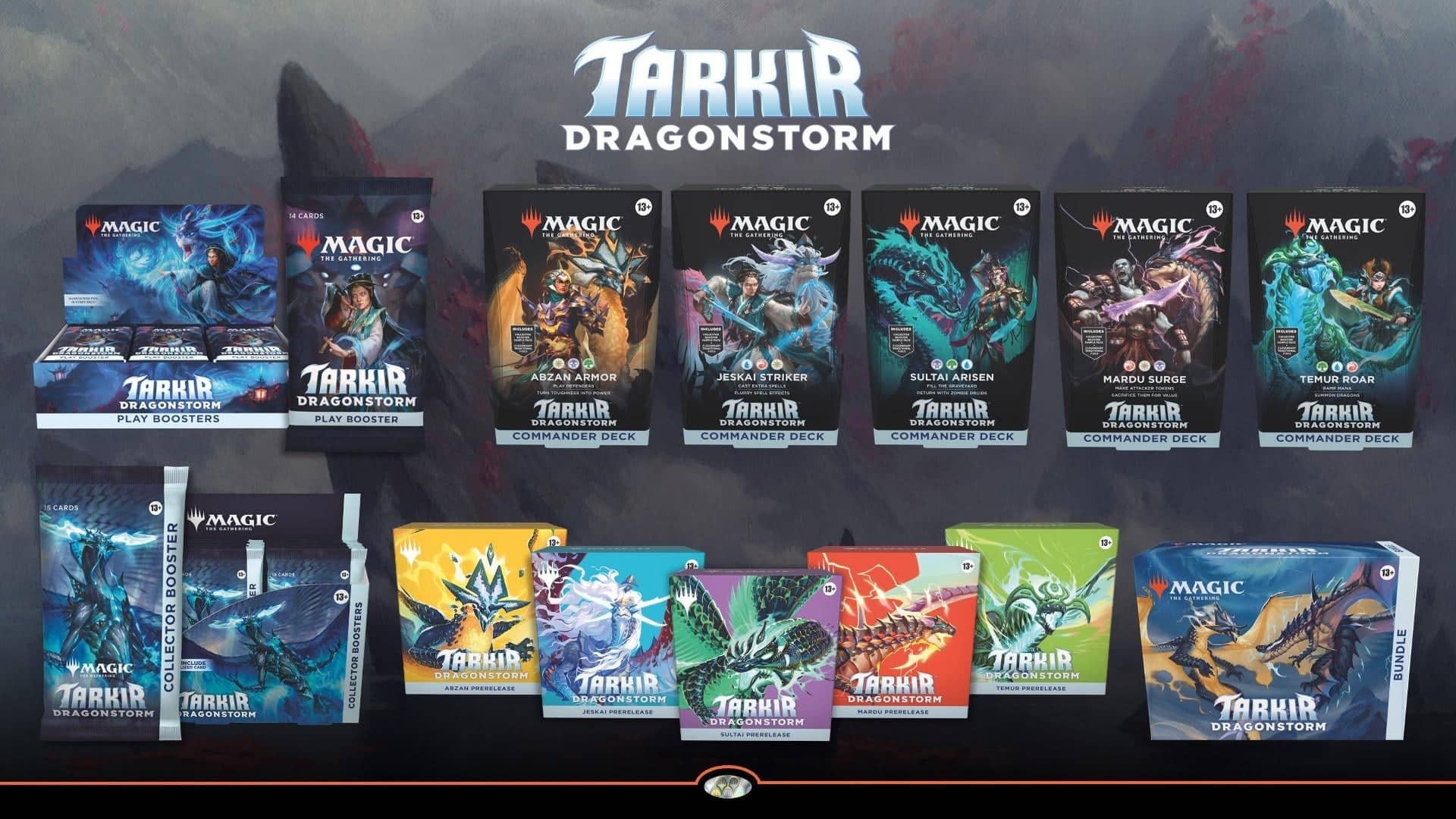 tarkir dragonstorm products